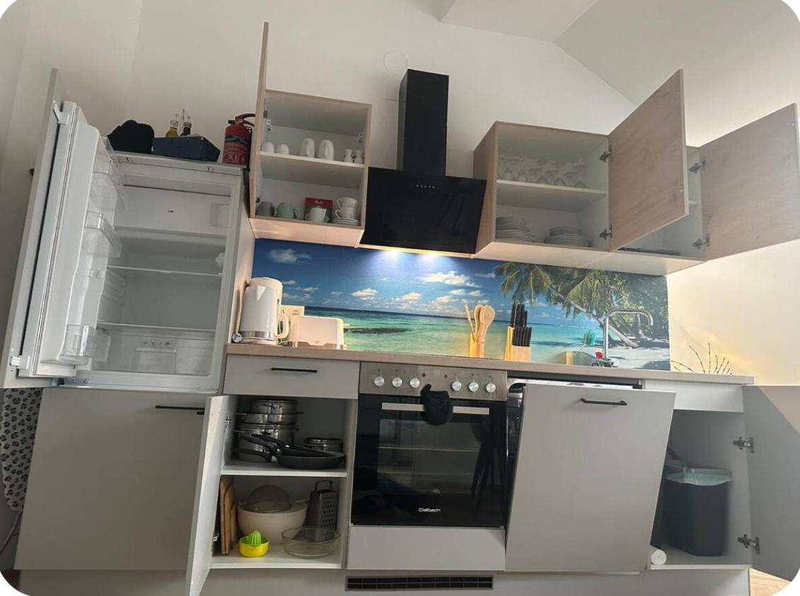 Klimatisiertes Dachgeschoss City Apartment In Zentrum Wiens Buitenkant foto